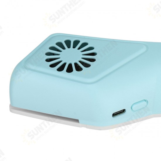 F58 Portable Mini Fan Hands USB Rechargable Hanging Neck Personal Sport Fan Mini Air Fan