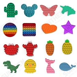 Funny Popo Fidget Toys Push It Bubble Stress Relief Antistress Stress Reliever Toys For Adult Children Relieve Autism Sensory Toy Funny Popo Fidget Toys Push It Bubble Stress Relief Antistress Stress Reliever Toys For Adult Children Relieve Autism Sensory Toy