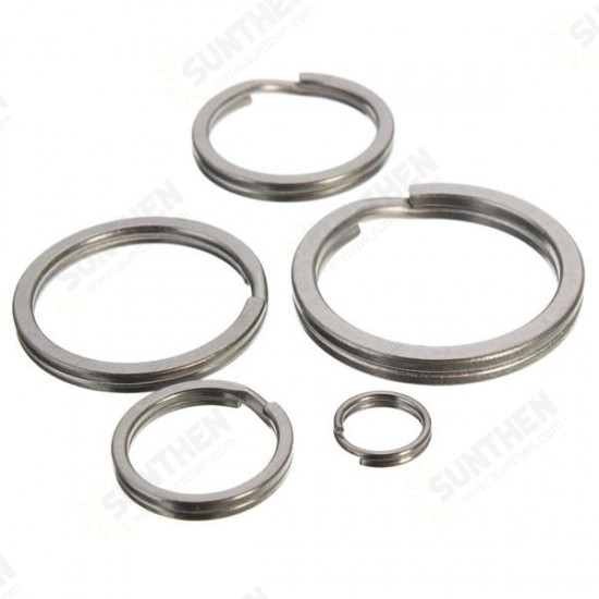 Gear Titanium Ti Key Chain Key Ring Split Ring 4-12inch 10mm 18mm 25mm 28mm 32mm