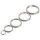 Gear Titanium Ti Key Chain Key Ring Split Ring 4-12inch 10mm 18mm 25mm 28mm 32mm