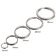 Gear Titanium Ti Key Chain Key Ring Split Ring 4-12inch 10mm 18mm 25mm 28mm 32mm