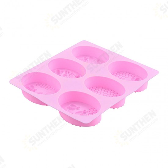 Honey Bee Soap Mold DIY Cake Chocolate Candy Sugar Cookie Ice Mold Baking Tool Baking Mold