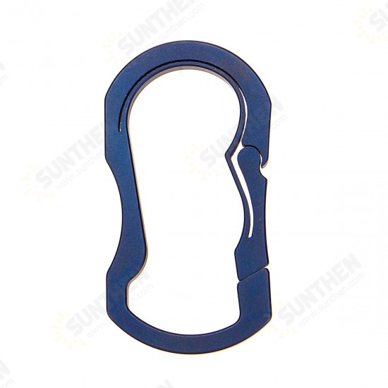 Lightweight Titanium TC4 Keychain Backpack Hanging Buckle Outdoor Carabiner