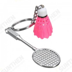 Mini Badminton Racket And balls Sports Keyring Pendant Keyfob Keychain Mini Badminton Racket And balls Sports Keyring Pendant Keyfob Keychain