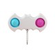Mini Bat Sensory Fidget Relaxation Stress Relief Anti-Anxiety Autism Hand EDC Gadget for Kids Teen Adult Push Pop Bubble Keychain