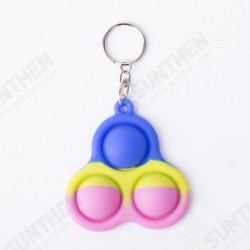 Mini Sensory Fidget Relaxation Stress Relief Anti-Anxiety Autism Hand EDC Gadget Push Pop Bubble Keychain Sensory Therapy Toys for Home Party Office Mini Sensory Fidget Relaxation Stress Relief Anti-Anxiety Autism Hand EDC Gadget Push Pop Bubble Keychain Sensory Therapy Toys for Home Party Office