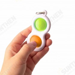 Mini Simple Dimple Sensory Sensory Fidget Relaxation Stress Relief Anti-Anxiety Autism Hand EDC Gadget for Kids Teen Adult Push Pop Bubble Keychain Mini Simple Dimple Sensory Sensory Fidget Relaxation Stress Relief Anti-Anxiety Autism Hand EDC Gadget for Kids Teen Adult Push Pop Bubble Keychain