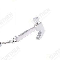 Mini Tool Corner Hammer Tool Keychain High Quality Alloy Creative Tools Keychains Mini Tool Corner Hammer Tool Keychain High Quality Alloy Creative Tools Keychains