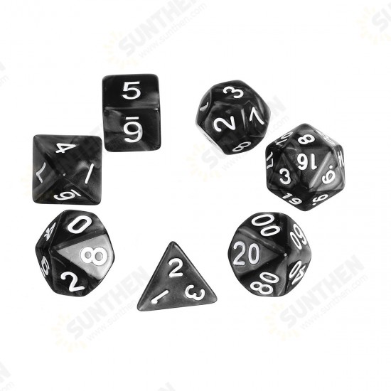 Multisided Dice Holder Polyhedral Dices PU Leather Folding Rectangle Tray for RPG