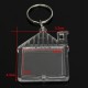 Photos Pictures Blank Key Ring Duplex Keychain