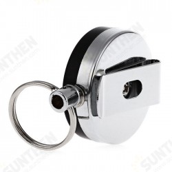 Plastic Tool Belt Retractable Key Recoil Ring Pull Chain Clip ID Card Holder Plastic Tool Belt Retractable Key Recoil Ring Pull Chain Clip ID Card Holder
