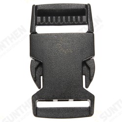 Plastic Webbing Strap Side Release Buckle Black Plastic Webbing Strap Side Release Buckle Black