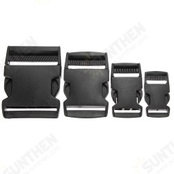 Plastic Webbing Strap Side Release Buckle Black Plastic Webbing Strap Side Release Buckle Black