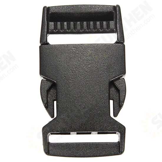 Plastic Webbing Strap Side Release Buckle Black