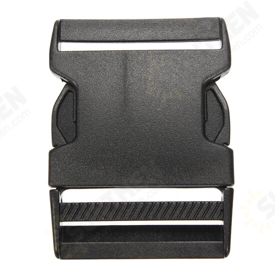 Plastic Webbing Strap Side Release Buckle Black