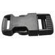 Plastic Webbing Strap Side Release Buckle Black