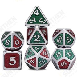 Polyhedral Dices Metal Dice Set Role Playing Dragon Table Game With Cloth Bag Bar Party Game Dice Polyhedral Dices Metal Dice Set Role Playing Dragon Table Game With Cloth Bag Bar Party Game Dice