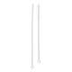 Portable Metal Straw Set 304 Stainless Steel Straws Reusable Metal Drinking Straws With Cleaning Brushes Pounch