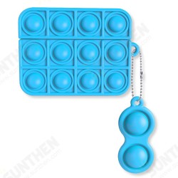 Push Pop Bubble Fidget Stress Reliever Simple Dimple Keychain Bubble Case Headphone Case Cover For Airpods Pro / Airpods 1 / 2 Push Pop Bubble Fidget Stress Reliever Simple Dimple Keychain Bubble Case Headphone Case Cover For Airpods Pro / Airpods 1 / 2