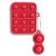 Push Pop Bubble Fidget Stress Reliever Simple Dimple Keychain Bubble Case Headphone Case Cover For Airpods Pro / Airpods 1 / 2
