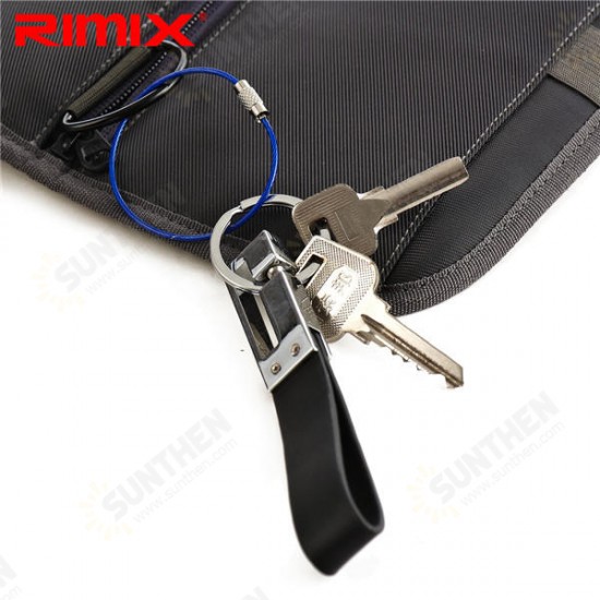 Stainless Steel PVC Insulated Rubber Overstretches Wire Circle Colorful Keychain Key Ring