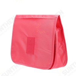 Solid Color Foldable Travel Bag for Toiletries Hanging Toiletry Bag Portable Finishing Cosmetic Bag Solid Color Foldable Travel Bag for Toiletries Hanging Toiletry Bag Portable Finishing Cosmetic Bag