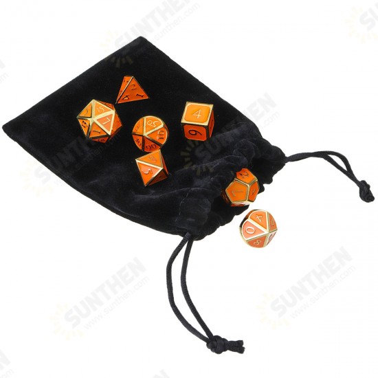 Solid Metal Heavy Dice Set Polyhedral Dices Role Playing Games Dice Gadget RPG Solid Metal Heavy Dice Set Polyhedral Dices Role Playing Games Dice Gadget RPG