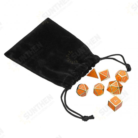 Solid Metal Heavy Dice Set Polyhedral Dices Role Playing Games Dice Gadget RPG Solid Metal Heavy Dice Set Polyhedral Dices Role Playing Games Dice Gadget RPG