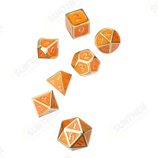 Solid Metal Heavy Dice Set Polyhedral Dices Role Playing Games Dice Gadget RPG Solid Metal Heavy Dice Set Polyhedral Dices Role Playing Games Dice Gadget RPG