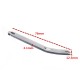 Stainless Steel Crowbar Crank-shaped Blade Wire Winder Nail Puller Keychain With Rope