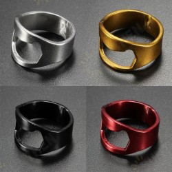 Stainless Steel Finger Ring Ring Shape Beers Bottle Opener for Beers Bar Tool Stainless Steel Finger Ring Ring Shape Beers Bottle Opener for Beers Bar Tool
