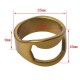 Stainless Steel Finger Ring Ring Shape Beers Bottle Opener for Beers Bar Tool