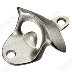 Stainless Steel Iron Wall Mount Bar Beer Opener Glass Bottle Opener Cap Opener With Screw Stainless Steel Iron Wall Mount Bar Beer Opener Glass Bottle Opener Cap Opener With Screw