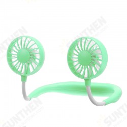 USB Neckband Fan 2nd Aromatherapy Handfree Personal Fan Mini Neck Double Fans Wearable Portable Mini Fan USB Neckband Fan 2nd Aromatherapy Handfree Personal Fan Mini Neck Double Fans Wearable Portable Mini Fan