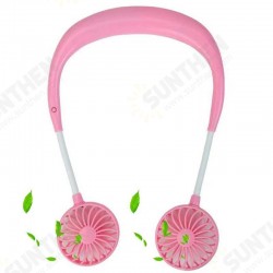 USB Neckband Fan 2nd Aromatherapy Handfree Personal Fan Mini Neck Double Fans Wearable Portable Mini Fan USB Neckband Fan 2nd Aromatherapy Handfree Personal Fan Mini Neck Double Fans Wearable Portable Mini Fan