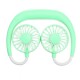 USB Neckband Fan 2nd Aromatherapy Handfree Personal Fan Mini Neck Double Fans Wearable Portable Mini Fan