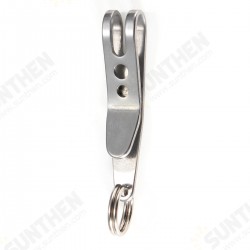 EDC Mini Clip Flashlight Clip Money Cash Holder Key Chain Clip With Ring EDC Mini Clip Flashlight Clip Money Cash Holder Key Chain Clip With Ring