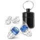 1 Pair 27db Noise Cancelling Hearing Protection Earplugs Camping Travel Cycling Sleeping Swimming Earplugs