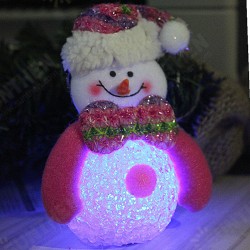 10*12CM Lovely Christmas Luminous Pendant Dolls Santa Claus/Snowman/Bear/elk Christmas Home Decoration 10*12CM Lovely Christmas Luminous Pendant Dolls Santa Claus/Snowman/Bear/elk Christmas Home Decoration