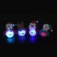 10*12CM Lovely Christmas Luminous Pendant Dolls Santa Claus/Snowman/Bear/elk Christmas Home Decoration