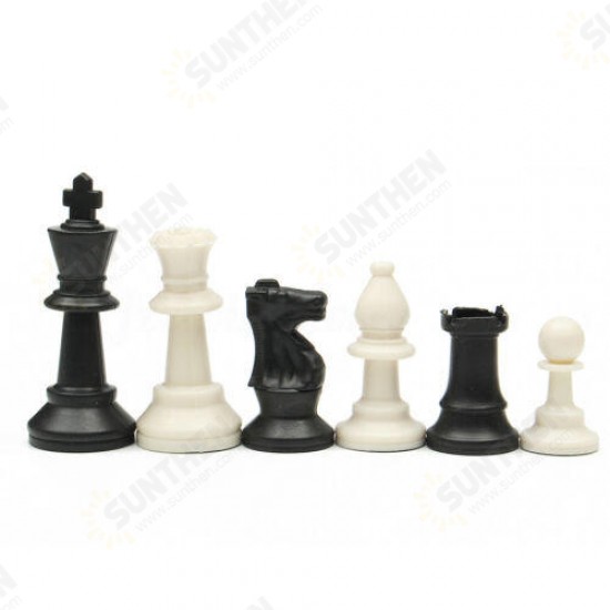 Plastic Gambit Tournament Chess Set Roll-up Mat And Bag Camping Travel Gifts Portable Travelling New Roll Board Chess