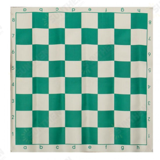 Plastic Gambit Tournament Chess Set Roll-up Mat And Bag Camping Travel Gifts Portable Travelling New Roll Board Chess