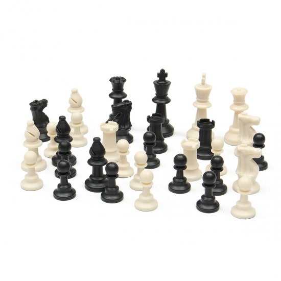 Plastic Gambit Tournament Chess Set Roll-up Mat And Bag Camping Travel Gifts Portable Travelling New Roll Board Chess
