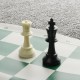 Plastic Gambit Tournament Chess Set Roll-up Mat And Bag Camping Travel Gifts Portable Travelling New Roll Board Chess