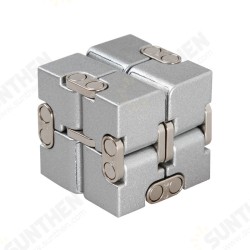 Premium Aluminium Alloy Infinity Cube Deformation Magical Cube Fidget Toys EDC Stress Relief Toy Premium Aluminium Alloy Infinity Cube Deformation Magical Cube Fidget Toys EDC Stress Relief Toy