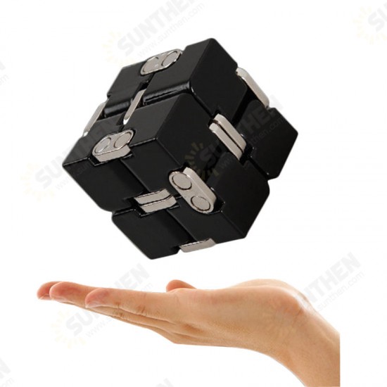 Premium Aluminium Alloy Infinity Cube Deformation Magical Cube Fidget Toys EDC Stress Relief Toy