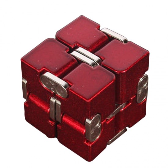 Premium Aluminium Alloy Infinity Cube Deformation Magical Cube Fidget Toys EDC Stress Relief Toy