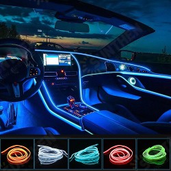 Glow EL Wire Cable LED Neon Halloween Christmas Dance Party DIY Costumes Clothing Luminous Car Light Decoration Clothes Ball Rave 1m/3m/5m Glow EL Wire Cable LED Neon Halloween Christmas Dance Party DIY Costumes Clothing Luminous Car Light Decoration Clothes Ball Rave 1m/3m/5m
