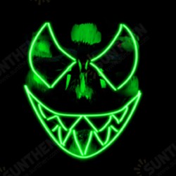 Halloween Luminous Mask LED Scary EL-Wire Mask Light Up Festival Cosplay Costume Supplies Party Mask Halloween Luminous Mask LED Scary EL-Wire Mask Light Up Festival Cosplay Costume Supplies Party Mask