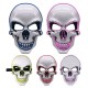 Halloween Skeleton Mask LED Scary EL-Wire Mask Light Up Festival Cosplay Costume Supplies Party Mask